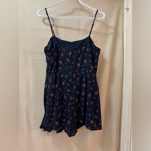 ⚫️ BOGO Blue Rain mini floral summer girly romper size large - Picture 7 of 9